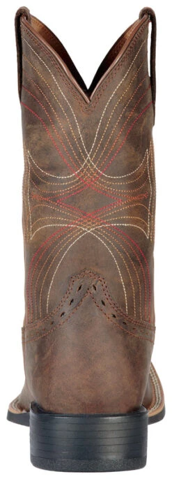 'Ariat' Men's Sport Western Square Toe - Brown 9 'Ariat' Men's Sport Western Square Toe - Brown -Outdoor Clothing Store 10010963 heel 1024x1024@2x