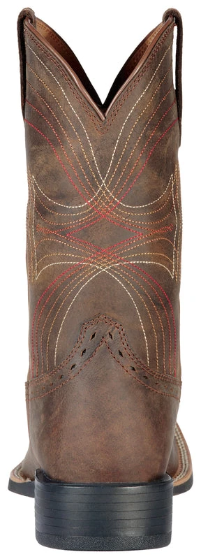 'Ariat' Men's Sport Western Square Toe - Brown 5 'Ariat' Men's Sport Western Square Toe - Brown - Image 3