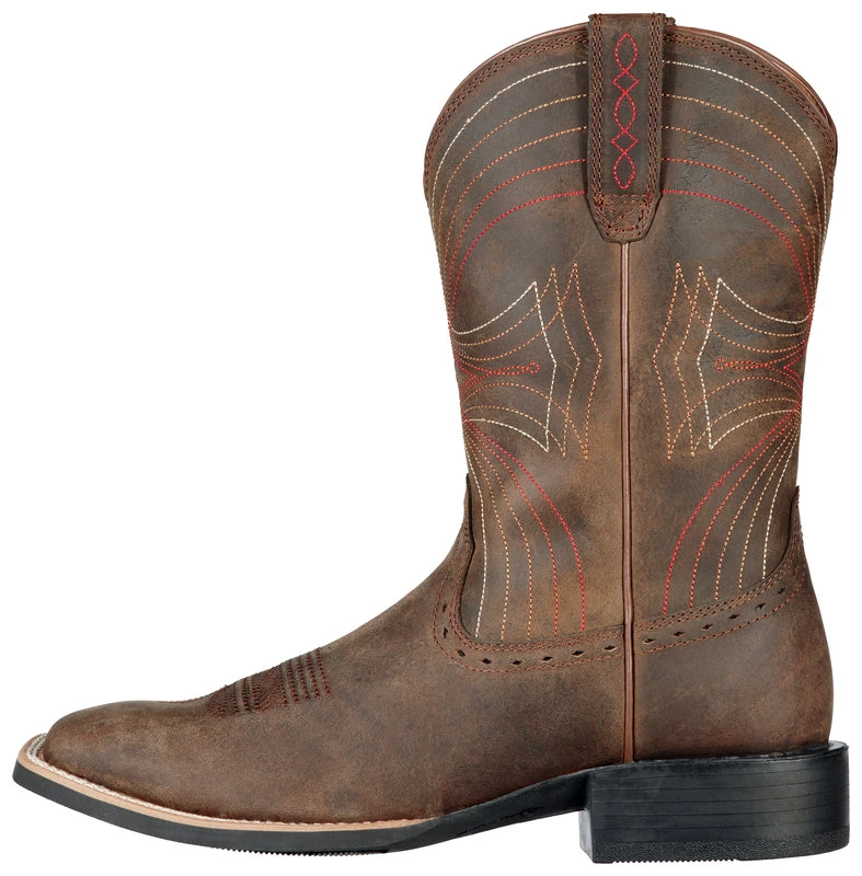 'Ariat' Men's Sport Western Square Toe - Brown 3 'Ariat' Men's Sport Western Square Toe - Brown