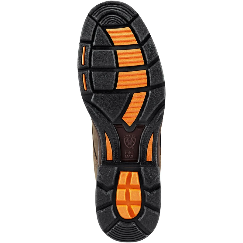 'Ariat' Men's 8" WorkHog WP Soft Toe - Oily Distressed Brown 6 'Ariat' Men's 8" WorkHog WP Soft Toe - Oily Distressed Brown - Image 4