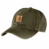 'Carhartt' Men's Adjustable Canvas Cap - Army Green 1 'Carhartt' Men's Adjustable Canvas Cap - Army Green -Outdoor Clothing Store 100289 301 S19 1024x1024@2x