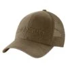 'Carhartt' Men's Canvas Mesh-Back Logo Graphic Cap - Light Brown -Outdoor Clothing Store 101195 235 S19 1024x1024@2x