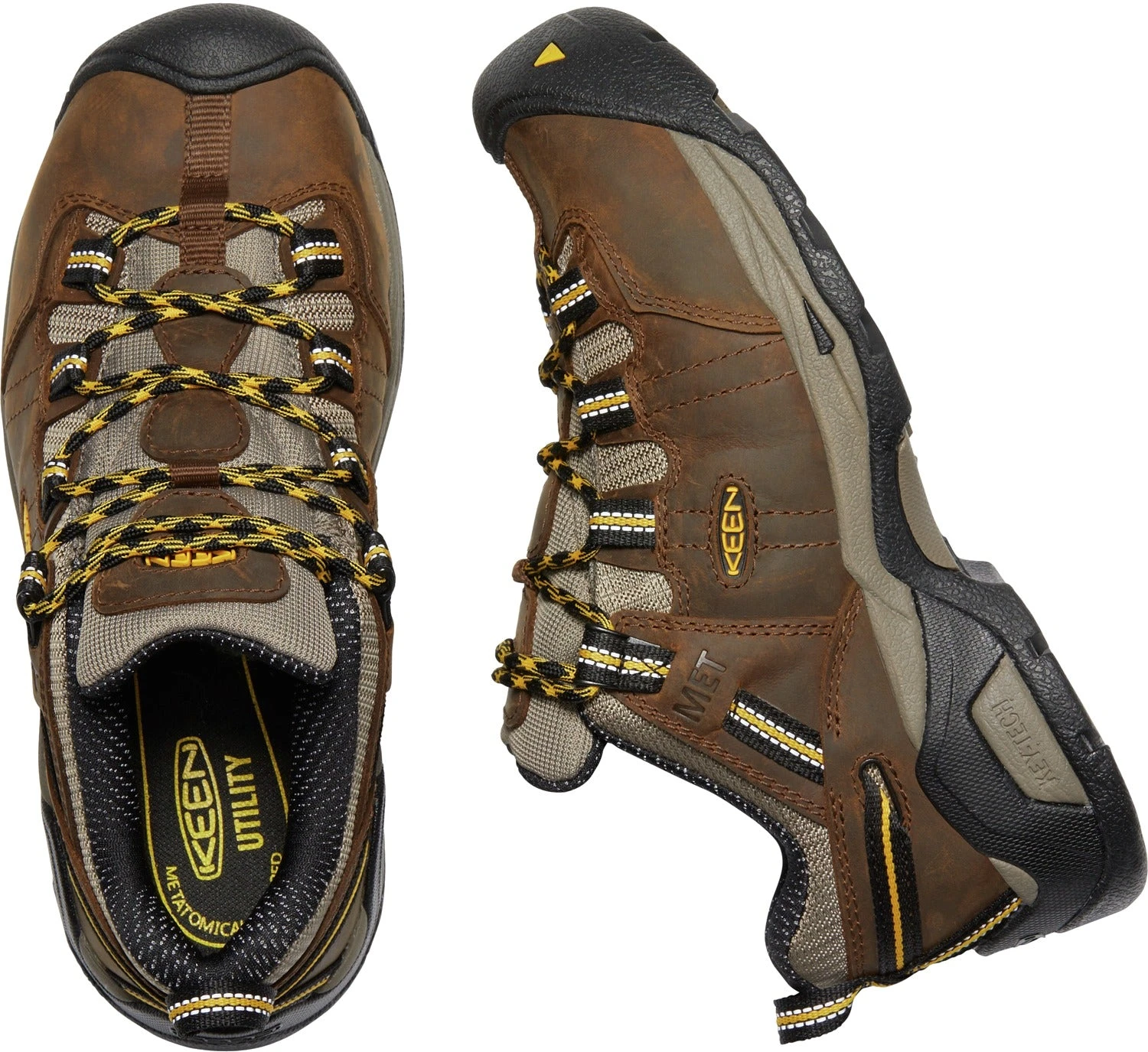 'Keen Utility' Women's Detroit XT Internal MetGuard EH WP Steel Toe - Cascade Brown / Goldenrod 4 'Keen Utility' Women's Detroit XT Internal MetGuard EH WP Steel Toe - Cascade Brown / Goldenrod - Image 2