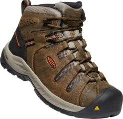 'Keen Utility' Men's Flint II Mid EH Soft Toe - Cascade Brown / Burnt Ochre 12 'Keen Utility' Men's Flint II Mid EH Soft Toe - Cascade Brown / Burnt Ochre -Outdoor Clothing Store 1023242 3Q large 1024x1024@2x