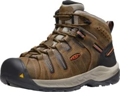 'Keen Utility' Men's Flint II Mid EH Soft Toe - Cascade Brown / Burnt Ochre 13 'Keen Utility' Men's Flint II Mid EH Soft Toe - Cascade Brown / Burnt Ochre -Outdoor Clothing Store 1023242 F3Q large 1024x1024@2x
