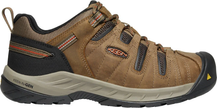 'Keen Utility' Men's Flint II EH Steel Toe - Shitake / Rust 3 'Keen Utility' Men's Flint II EH Steel Toe - Shitake / Rust