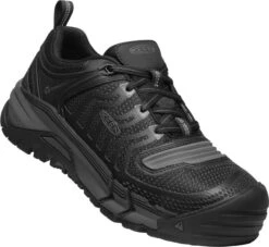 'Keen' Men's Kansas City Low KBF EH WP Carbon Toe - Black / Gunmetal -Outdoor Clothing Store 1025577 3Q med 1024x1024@2x