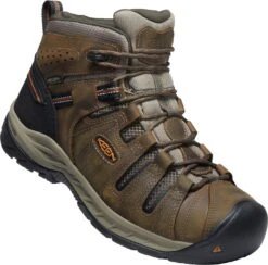 'Keen Utility' Men's Flint II Mid EH WP Soft Toe - Black Olive / Brindle -Outdoor Clothing Store 1025613 3Q large 1024x1024@2x