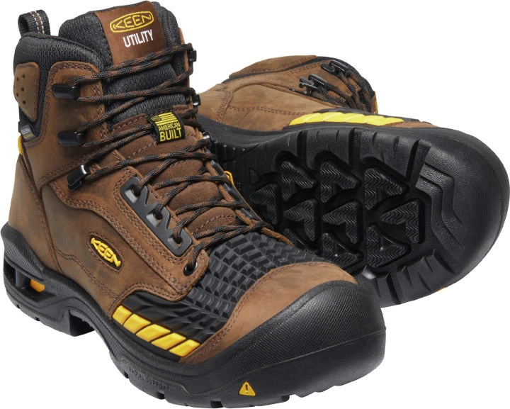 'Keen Utility' Men's 6" Troy KBF EH WP Comp Toe - Dark Earth / Black 7 'Keen Utility' Men's 6" Troy KBF EH WP Comp Toe - Dark Earth / Black - Image 5