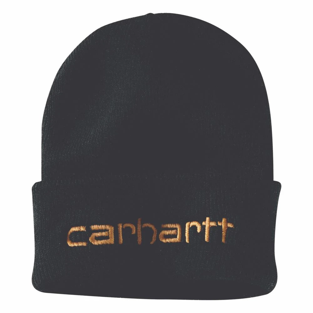 'Carhartt' Men's Insulated Cuffed Beanie - Black 3 'Carhartt' Men's Insulated Cuffed Beanie - Black
