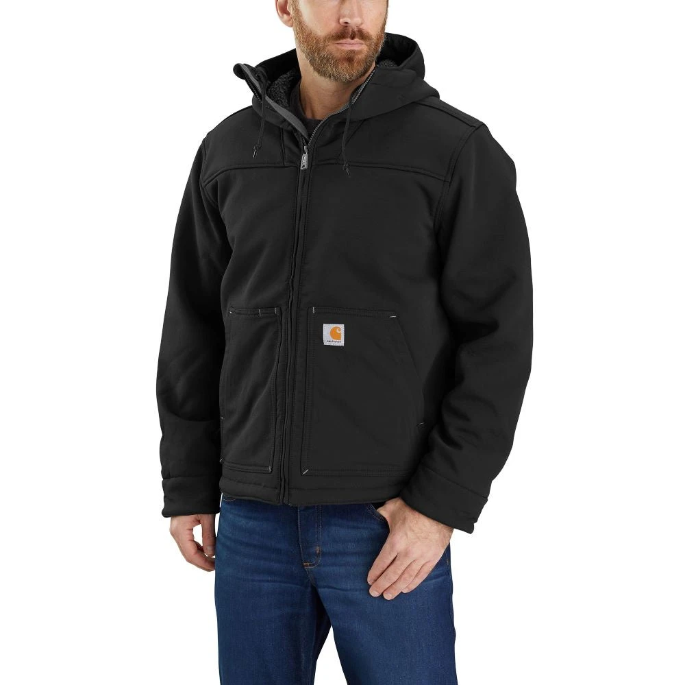 'Carhartt' Men's Super Dux™ Relaxed Fit Insulated Traditional Coat-Level 4 Extreme Warmth Rating - Black 4 'Carhartt' Men's Super Dux™ Relaxed Fit Insulated Traditional Coat-Level 4 Extreme Warmth Rating - Black - Image 2