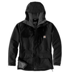 'Carhartt' Men's Super Dux™ Relaxed Fit Insulated Traditional Coat-Level 4 Extreme Warmth Rating - Black 7 'Carhartt' Men's Super Dux™ Relaxed Fit Insulated Traditional Coat-Level 4 Extreme Warmth Rating - Black -Outdoor Clothing Store 105002 N04 MF21 e 1024x1024@2x