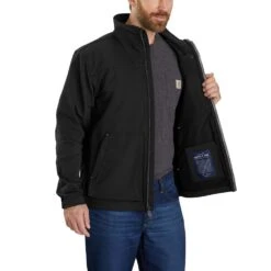 'Carhartt' Men's Super Dux™ Relaxed Fit Lightweight Mock Neck Jacket-Level 1 Warm Rating - Black -Outdoor Clothing Store 105342 N04 AIL MS22 b 1024x1024@2x