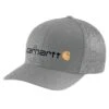 'Carhartt' Men's Rugged Flex Fitted Canvas Mesh-Back Logo Graphic Cap - Asphalt -Outdoor Clothing Store 105353 APH MS22 1024x1024@2x