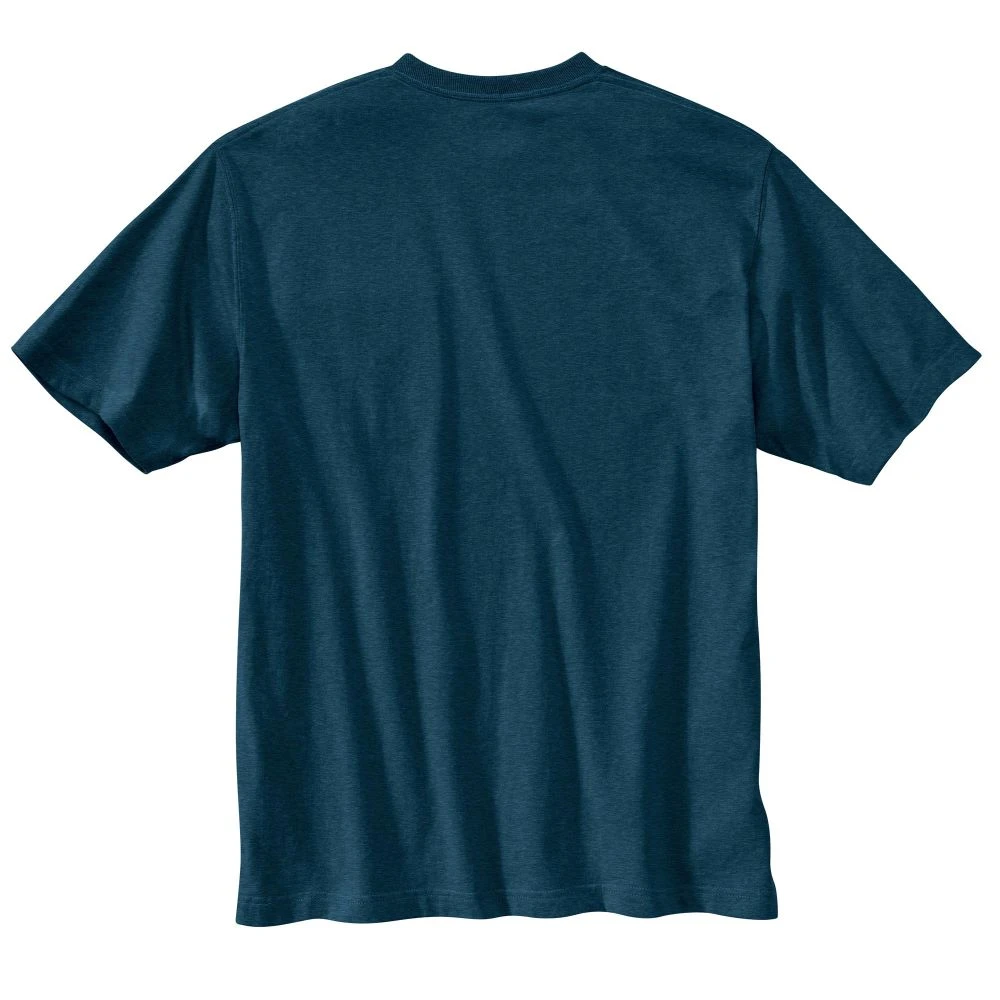 'Carhartt' Men's Relaxed Fit Heavyweight Graphic T-Shirt - Night Blue Heather 4 'Carhartt' Men's Relaxed Fit Heavyweight Graphic T-Shirt - Night Blue Heather - Image 2