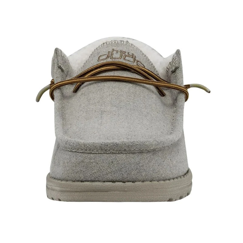 'Hey Dude' Men's Wally - Herringbone Grey 6 'Hey Dude' Men's Wally - Herringbone Grey - Image 4