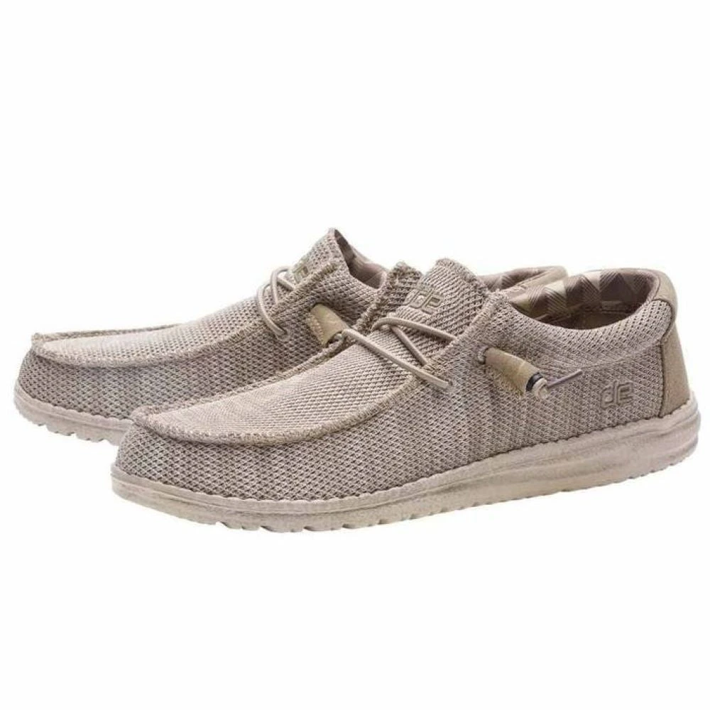 'Hey Dude' Men's Wally Sox - Beige 3 'Hey Dude' Men's Wally Sox - Beige