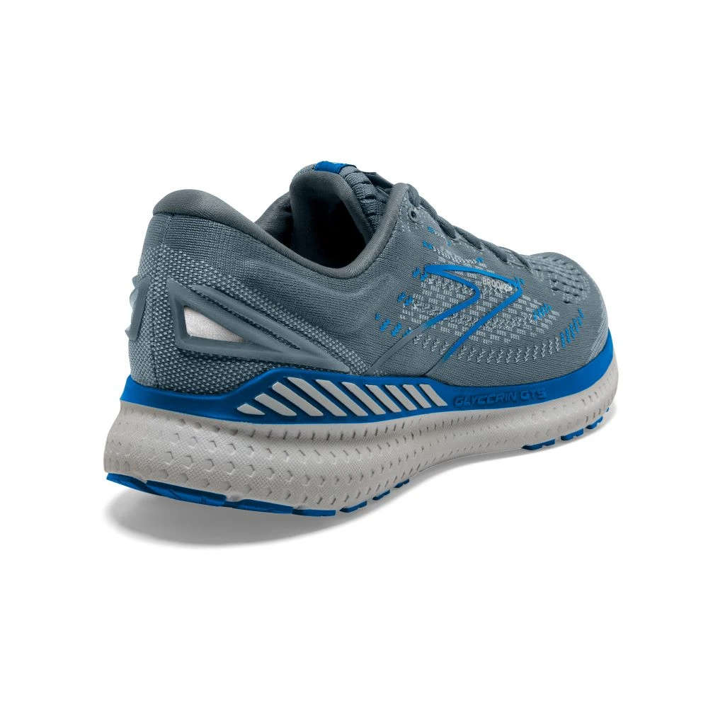'Brooks' Men's Glycerin GTS 19 - Quarry / Grey / Dark Blue 8 'Brooks' Men's Glycerin GTS 19 - Quarry / Grey / Dark Blue - Image 6