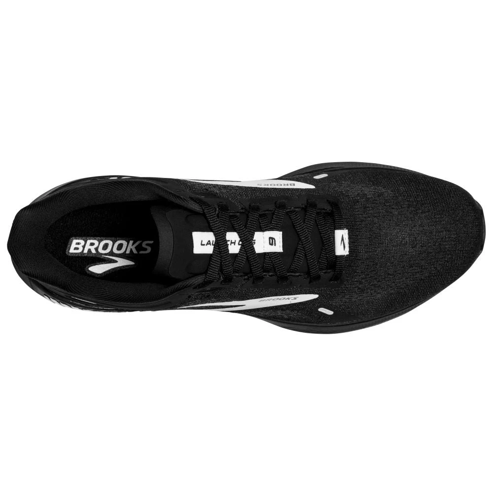 'Brooks' Men's Launch GTS 9 - Black / White 4 'Brooks' Men's Launch GTS 9 - Black / White - Image 2