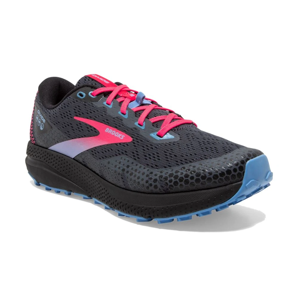 'Brooks' Women's Divide 3 - Ebony / Black / Diva Pink 6 'Brooks' Women's Divide 3 - Ebony / Black / Diva Pink - Image 4