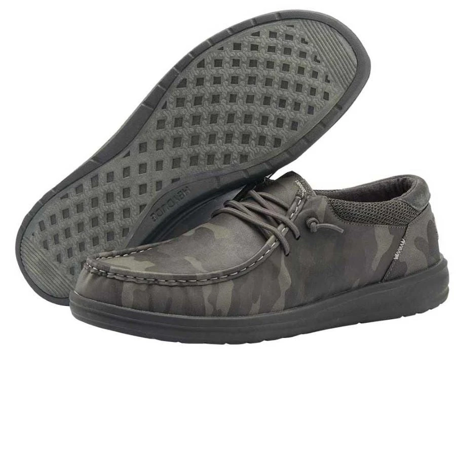 'Hey Dude' Men's Paul Recycled Leather - Arctic Camo 3 'Hey Dude' Men's Paul Recycled Leather - Arctic Camo