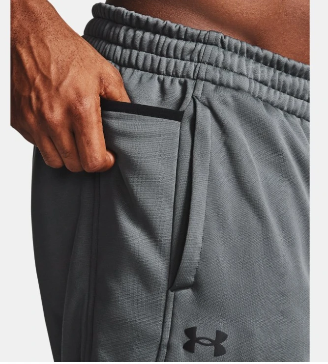 'Under Armour' Men's Armour Fleece Pants - Pitch Grey 5 'Under Armour' Men's Armour Fleece Pants - Pitch Grey - Image 3