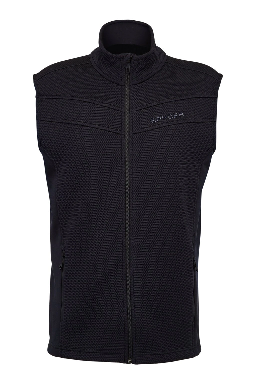 'Spyder' Men's Encore Fleece Vest - Black 3 'Spyder' Men's Encore Fleece Vest - Black