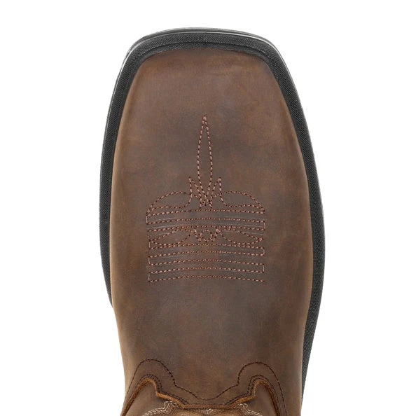 'Rocky' Men's 11" Worksmart SR WP Western - Brown 4 'Rocky' Men's 11" Worksmart SR WP Western - Brown - Image 2