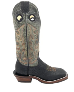 'Hondo' Men's 14" Bullhide Square Toe - Black