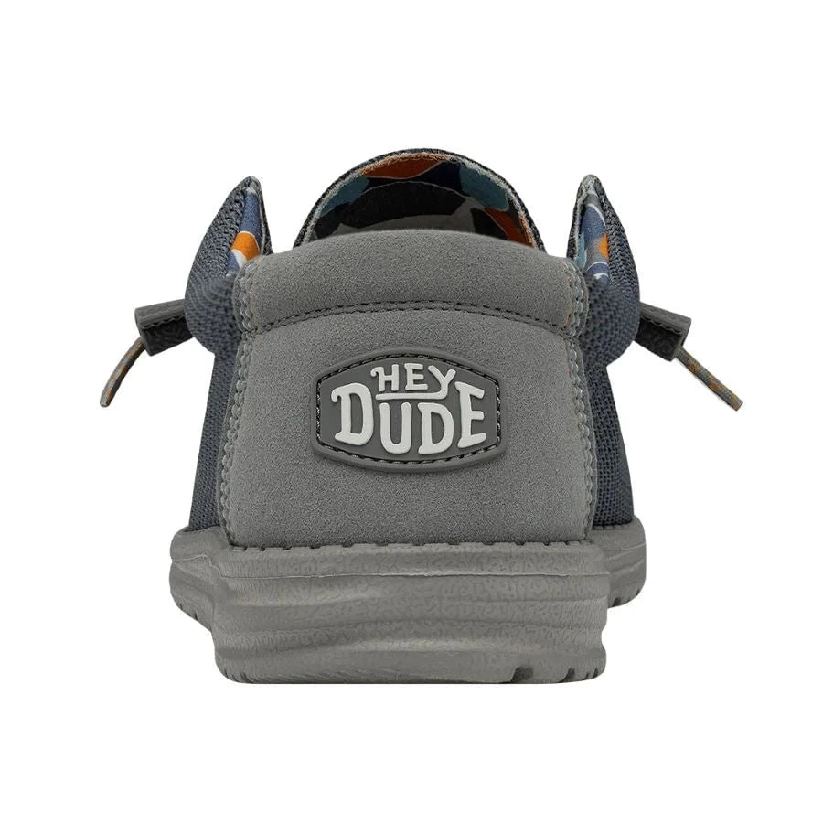 'Hey Dude' Men's Wally Sox Triple Needle - Blue Shadow 7 'Hey Dude' Men's Wally Sox Triple Needle - Blue Shadow - Image 5
