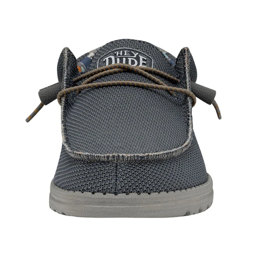 'Hey Dude' Men's Wally Sox Triple Needle - Blue Shadow 6 'Hey Dude' Men's Wally Sox Triple Needle - Blue Shadow - Image 4