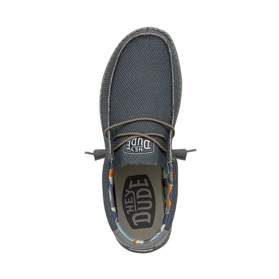 'Hey Dude' Men's Wally Sox Triple Needle - Blue Shadow 4 'Hey Dude' Men's Wally Sox Triple Needle - Blue Shadow - Image 2