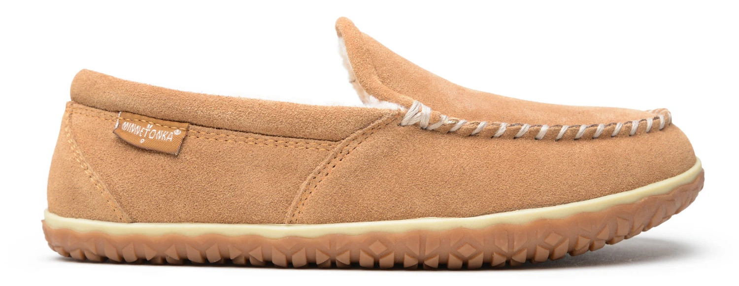 'Minnetonka' Men's Tilden Pile Lined Moc Slipper - Cinnamon 4 'Minnetonka' Men's Tilden Pile Lined Moc Slipper - Cinnamon - Image 2