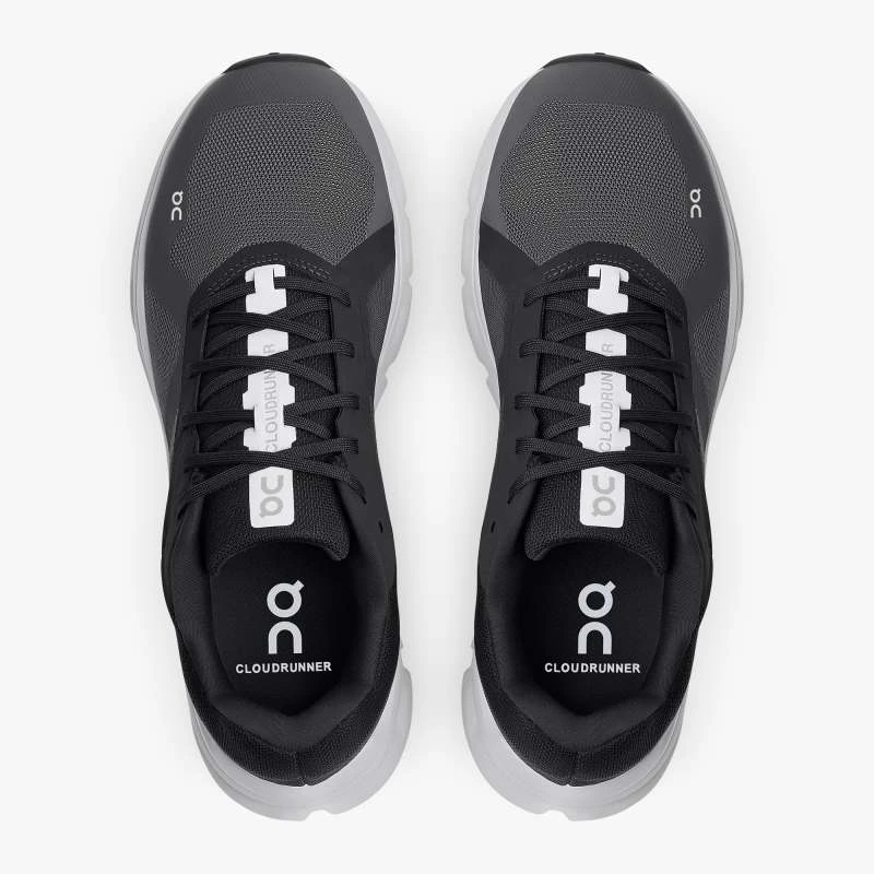 'On Running' Men's Cloudrunner - Eclipse / Frost 4 'On Running' Men's Cloudrunner - Eclipse / Frost - Image 2