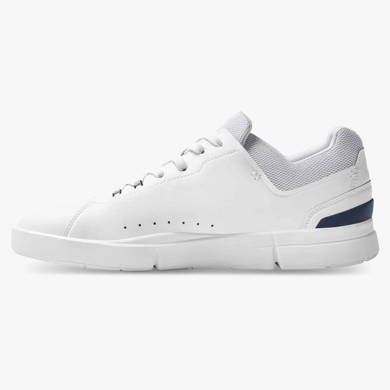 'On Running' Men's THE ROGER Advantage 1 Tennis Sneaker - White / Ink 8 'On Running' Men's THE ROGER Advantage 1 Tennis Sneaker - White / Ink - Image 6