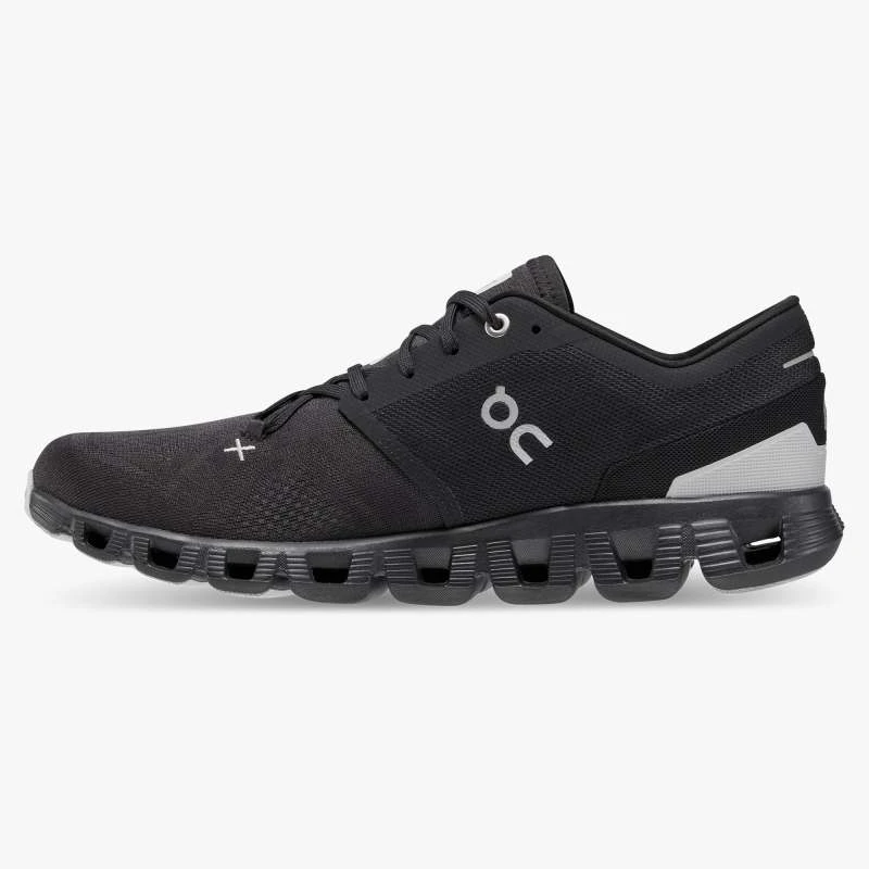 'On Running' Men's Cloud X 3 - Black 8 'On Running' Men's Cloud X 3 - Black - Image 6