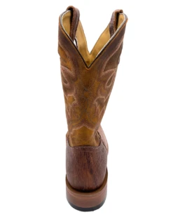 'Boulet' Men's 12" Saddle Vamp Western Square Toe - Shrunken Bomber / Ambergold -Outdoor Clothing Store 93452 1024x1024@2x