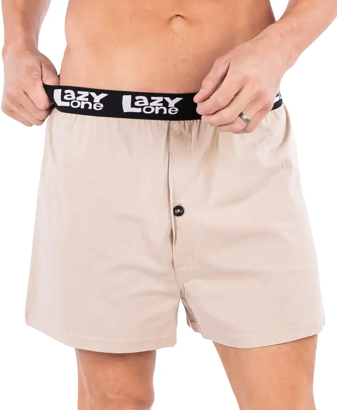 'Lazy One' Men's Butt Load Boxer - Tan 4 'Lazy One' Men's Butt Load Boxer - Tan - Image 2