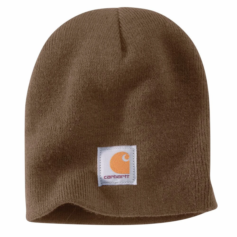 'Carhartt' Men's Acrylic Knit Beanie - Canyon Brown 3 'Carhartt' Men's Acrylic Knit Beanie - Canyon Brown