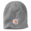 'Carhartt' Men's Acrylic Knit Beanie - Heather Grey 2 'Carhartt' Men's Acrylic Knit Beanie - Heather Grey -Outdoor Clothing Store A205 HGY S19 1024x1024@2x