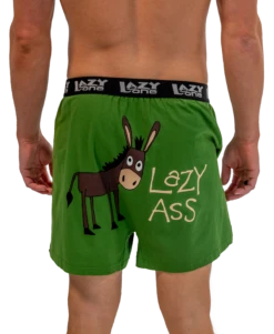 'Lazy One' Men's Lazy Ass Boxer - Green