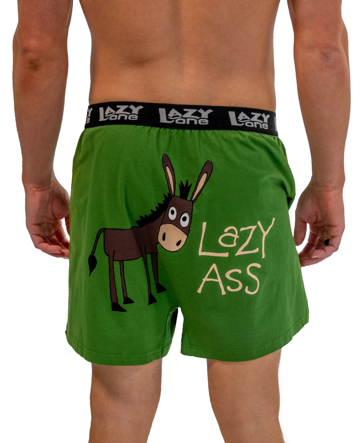 'Lazy One' Men's Lazy Ass Boxer - Green 3 'Lazy One' Men's Lazy Ass Boxer - Green