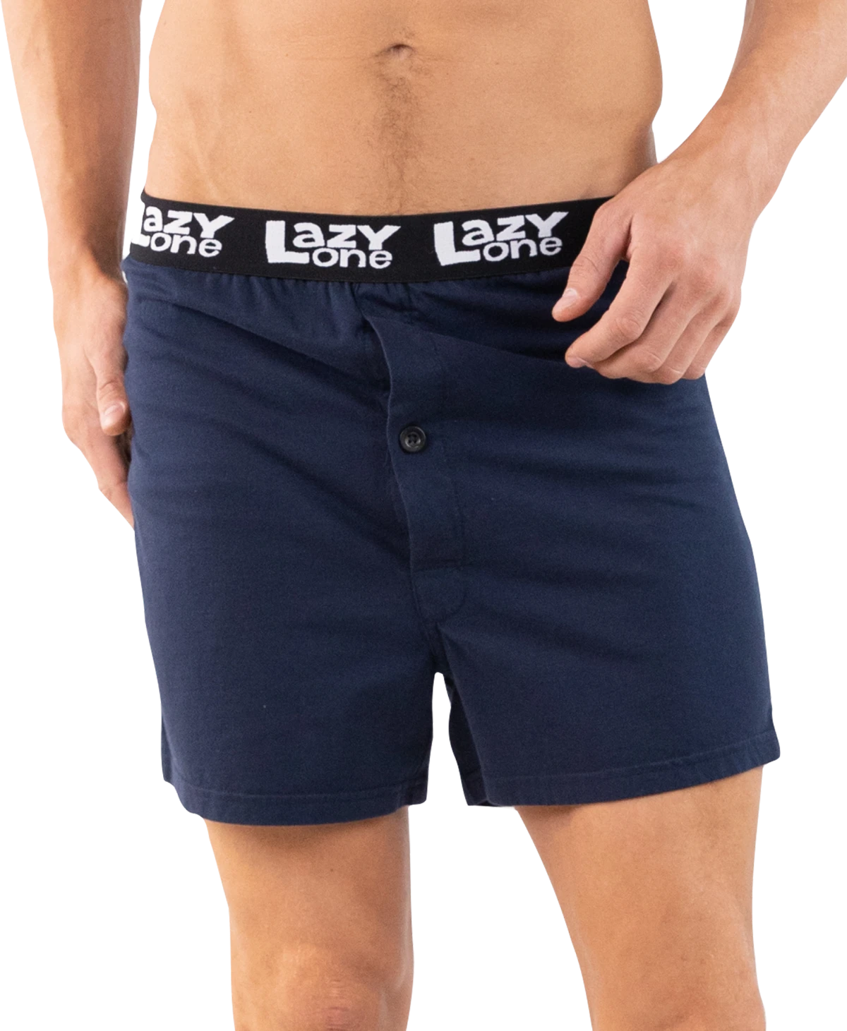 'Lazy One' Men's Butt Quack Boxer - Navy 4 'Lazy One' Men's Butt Quack Boxer - Navy - Image 2