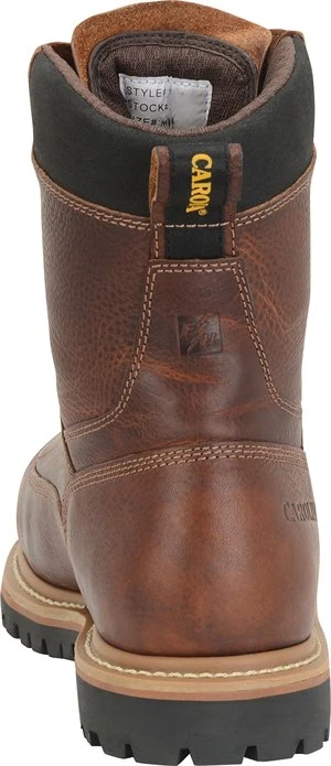 'Carolina' Men's 8" Grind WP Comp Toe Boot - Brown 6 'Carolina' Men's 8" Grind WP Comp Toe Boot - Brown - Image 4