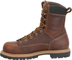 'Carolina' Men's 8" Grind WP Comp Toe Boot - Brown 4 'Carolina' Men's 8" Grind WP Comp Toe Boot - Brown - Image 2