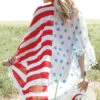 'Cruel' Women's Patriotic Flag Print Kimono - White -Outdoor Clothing Store CTW7397001 1 1024x1024@2x