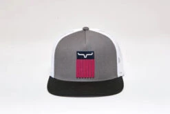 'Kimes Ranch' Cody Trucker Cap - Charcoal