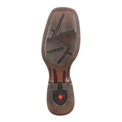 'Durango' Men's 13" Rebel Pro Western Square Toe - Chestnut / Crimson -Outdoor Clothing Store DDB0222 outsole 1024x1024@2x