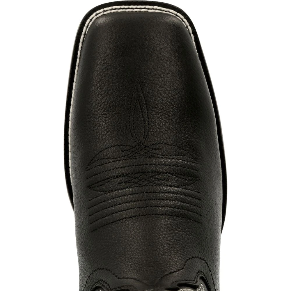 'Durango' Men's 11" Westward Square Toe - Black 4 'Durango' Men's 11" Westward Square Toe - Black - Image 2