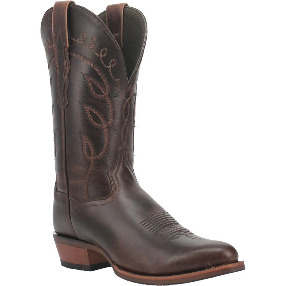 'Dan Post' Men's 12" Woodrow Western Round Toe - Chocolate 4 'Dan Post' Men's 12" Woodrow Western Round Toe - Chocolate - Image 2